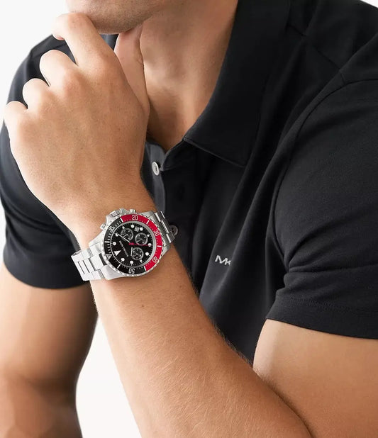 Michael Kors Everest Chronograph Stainless Steel Watch – authentic Michael Kors Sri Lanka