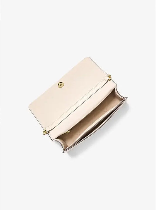 Michael Kors Jet Set Medium Signature Logo Crossbody Bag White – authentic Michael Kors Sri Lanka