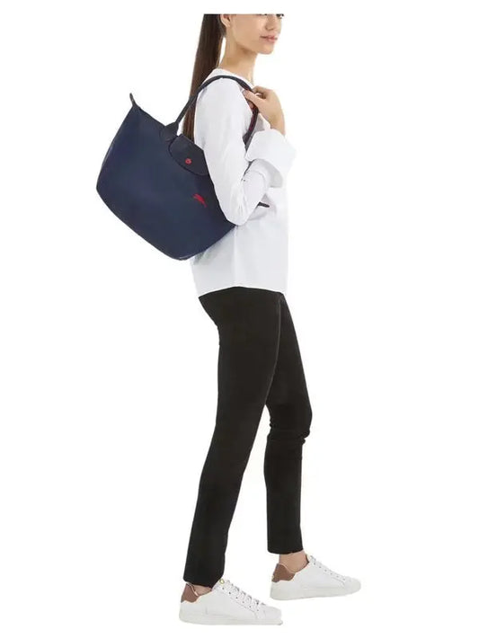 Longchamp Le Pliage Club M Tote Bag Navy – authentic Longchamp Sri Lanka