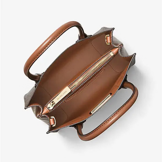Michael Kors Mercer Medium Logo and Leather Accordion Crossbody Bag image 1