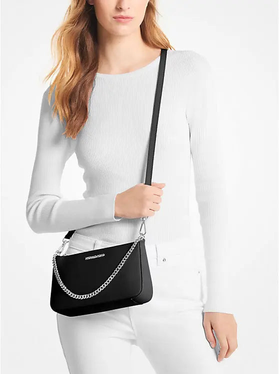Michael Kors Jet Set Medium Saffiano Leather Crossbody Bag image 2