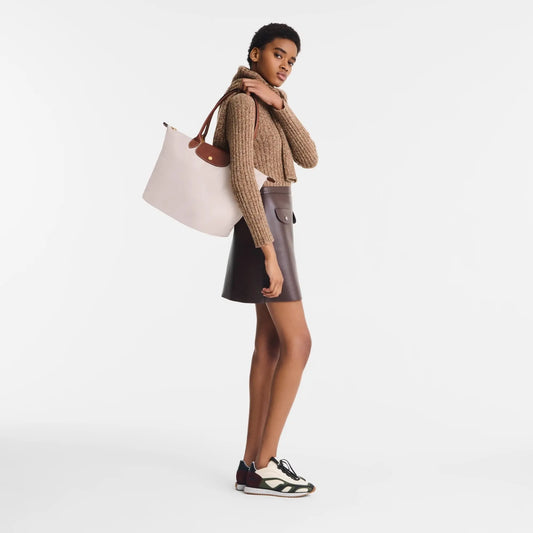 Longchamp Le Pliage Original L Tote Bag White – authentic Longchamp Sri Lanka