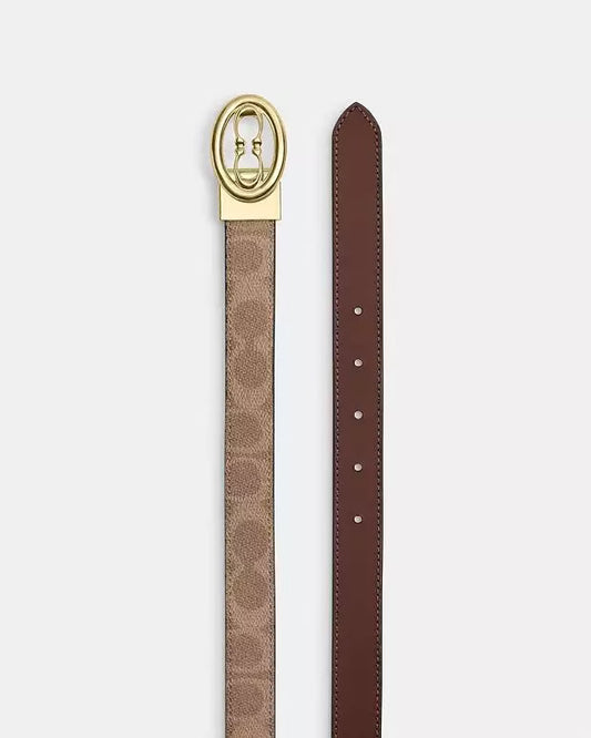 Coach Signature Buckle Cut To Size Belt, 25 Mm image 1