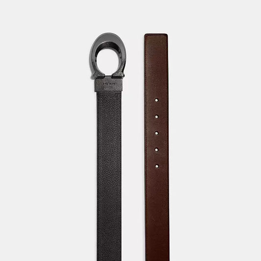 Coach Signature Buckle Cut-To-Size Reversible Belt 38mm – authentic Coach Sri Lanka
