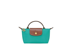 Longchamp Le Pliage Original Pouch With Handle Turquoise – authentic Longchamp Sri Lanka