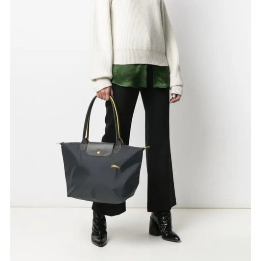 Longchamp Le Pliage Club L Tote Bag Grey – authentic Longchamp Sri Lanka