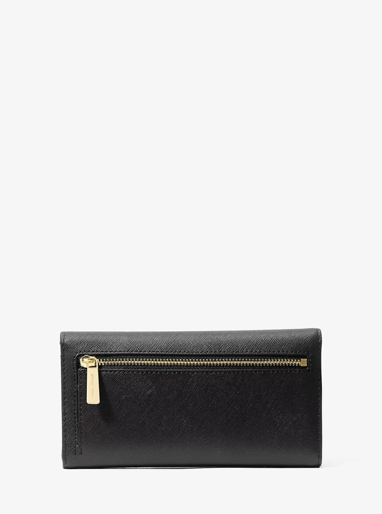 Michael Kors Jet Set Travel Crossgrain Leather Tri-Fold Wallet image 2