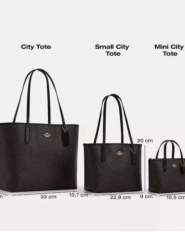 Coach City Tote In Signature Canvas image 4