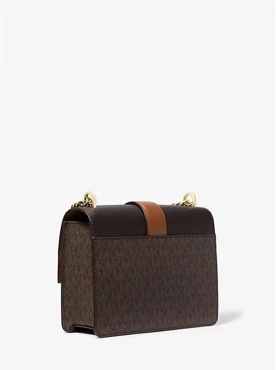 Michael Kors Greenwich Small Color-Block Signature Logo Crossbody Bag image 3