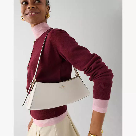 Kate Spade Frankie Textured Patent Leather Small East West Shoulder Bag – authentic Kate Spade Sri Lanka