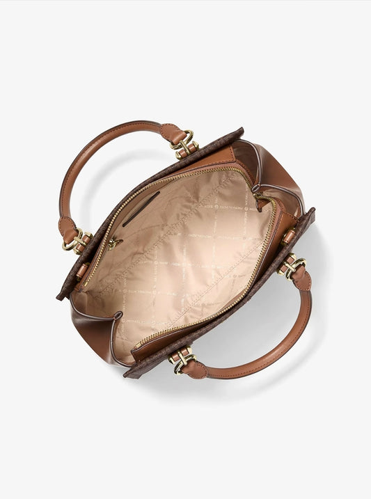 Michael Kors Marilyn Medium Signature Logo Convertible Satchel Bag – authentic Michael Kors Sri Lanka