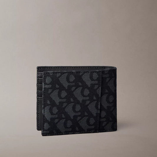 Calvin Klein monogram bifold wallet – interior card slots detail view