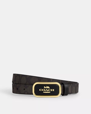 Coach Signature Buckle Cut To Size Reversible Morgan Belt 25mm – authentic Coach Sri Lanka