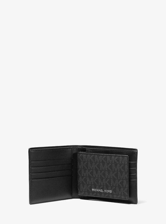 Michael Kors Cooper Logo Billfold Wallet With Passcase – detail view 2