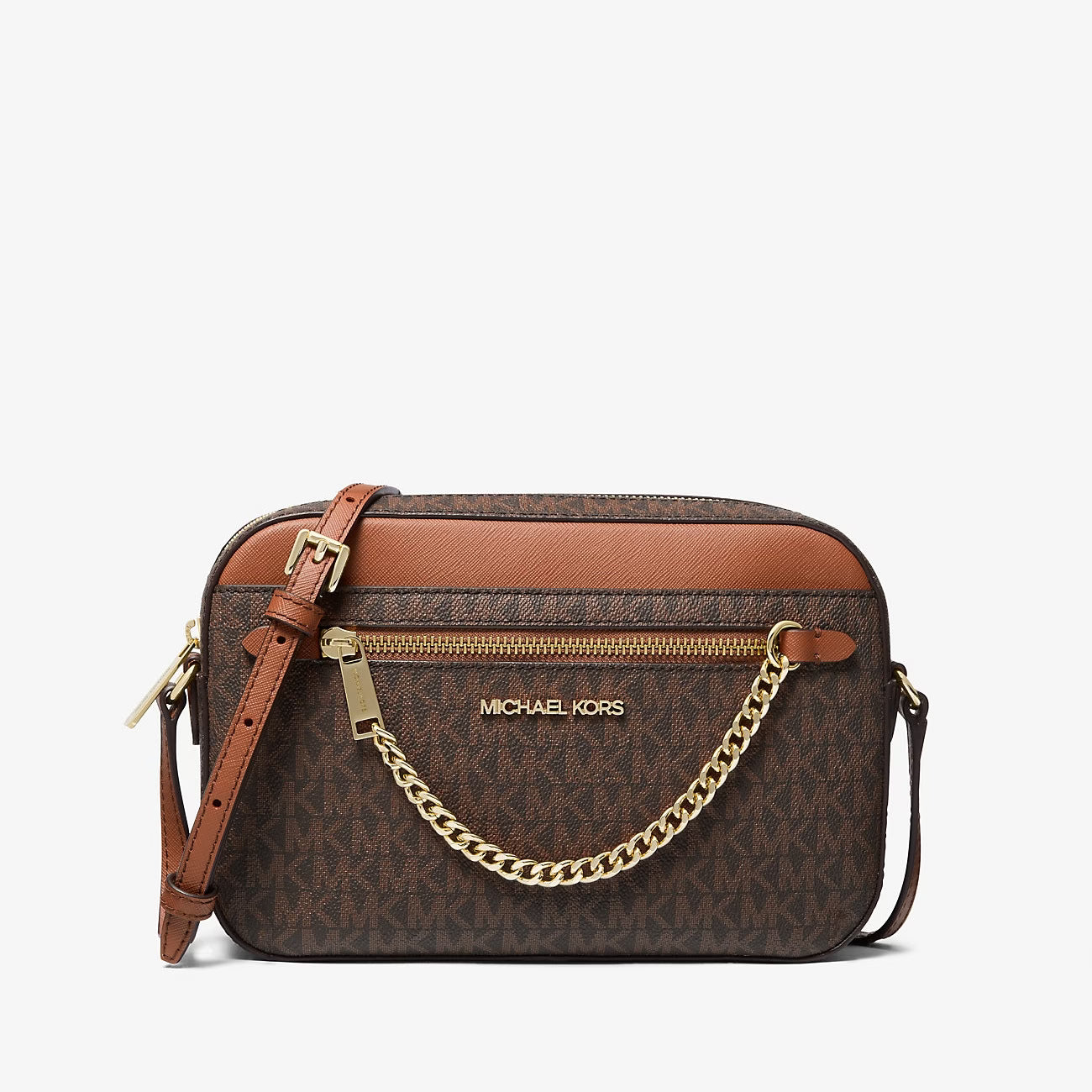 Michael Kors Jet Set Large Logo Crossbody Bag image 0