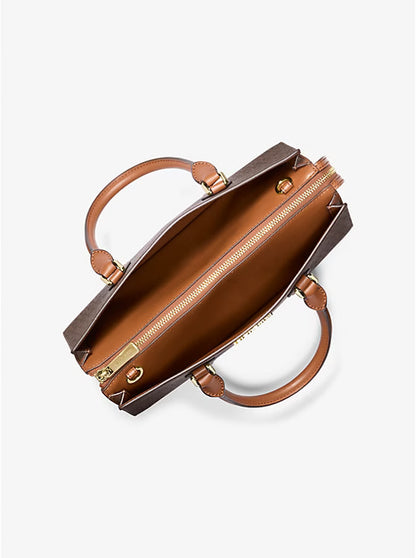 Michael Kors Sheila Medium Logo Satchel image 2