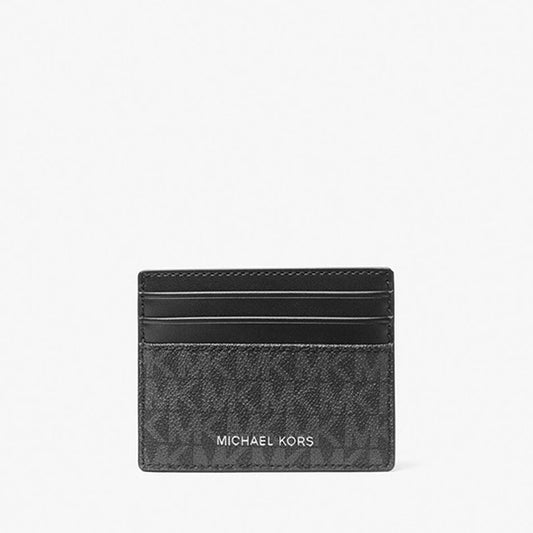 Michael Kors Cooper signature logo card case in black for men – authentic Michael Kors Sri Lanka