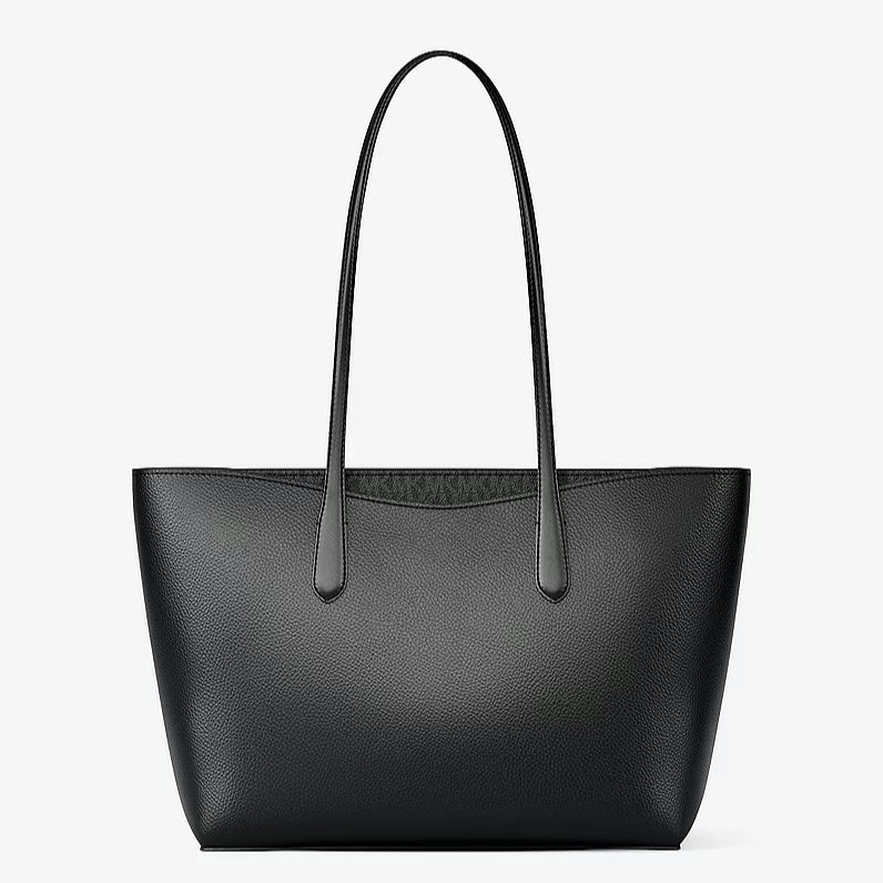 Michael Kors Arden Large black pebbled leather tote – detail view