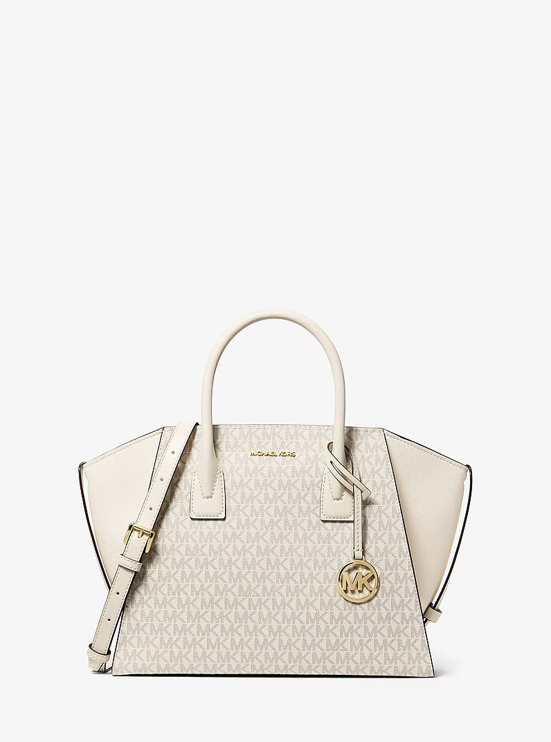 Avril Large Signature Logo Satchel
