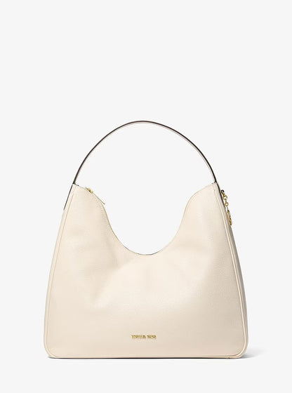 Michael Kors Nayla Medium Pebbled Leather Hobo Shoulder Bag