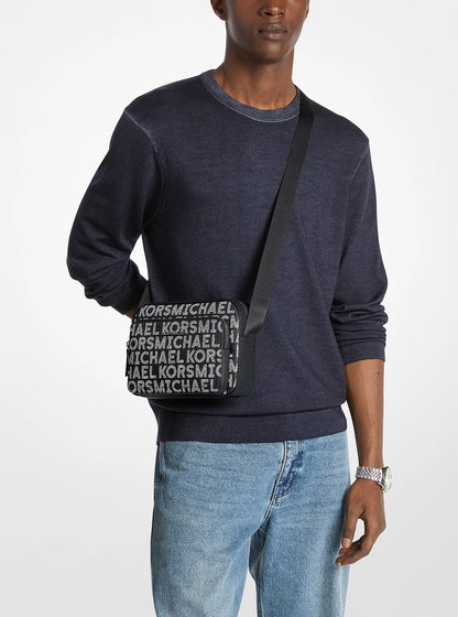 Michael Kors Cooper Graphic Logo Flight Bag