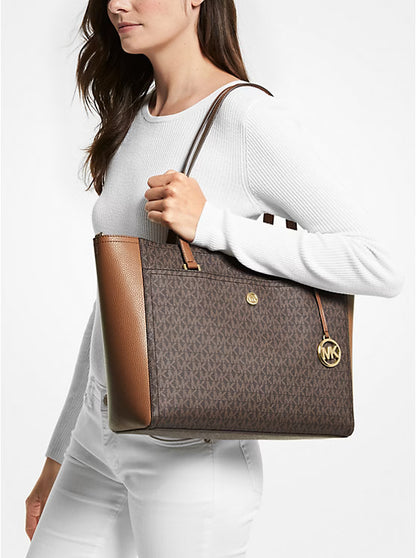 Michael Kors Maisie Large Logo 3-in-1 Tote Bag Brown image 2