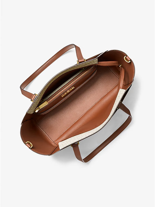 Michael Kors Maisie Large Logo 3-in-1 Tote Bag White image 1