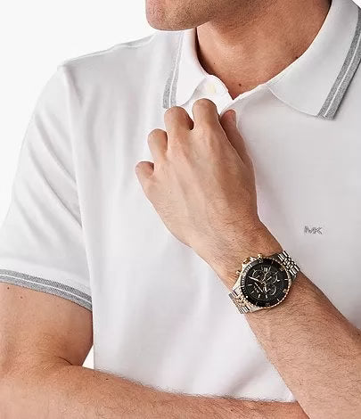 Michael Kors Bayville Chronograph Two-Tone Stainless Steel Watch image 1