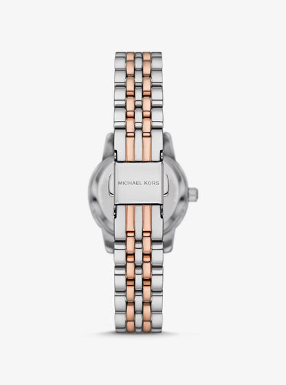Michael Kors Lexington Three-Hand Two-Tone Rose Gold &amp; Stainless Steel Watch image 2