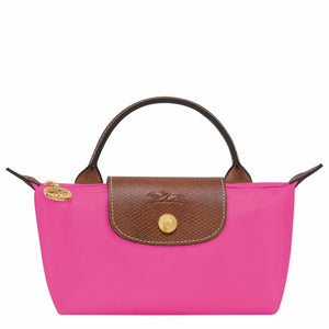 Longchamp Le Pliage Original Pouch With Handle Hot Pink – authentic Longchamp Sri Lanka