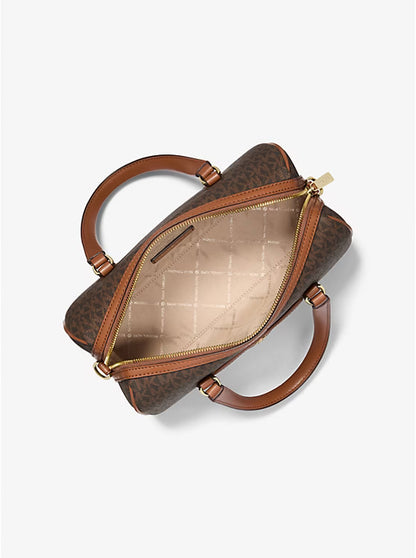 Michael Kors Jet Set Travel Medium Signature Logo Duffel Crossbody Bag image 1