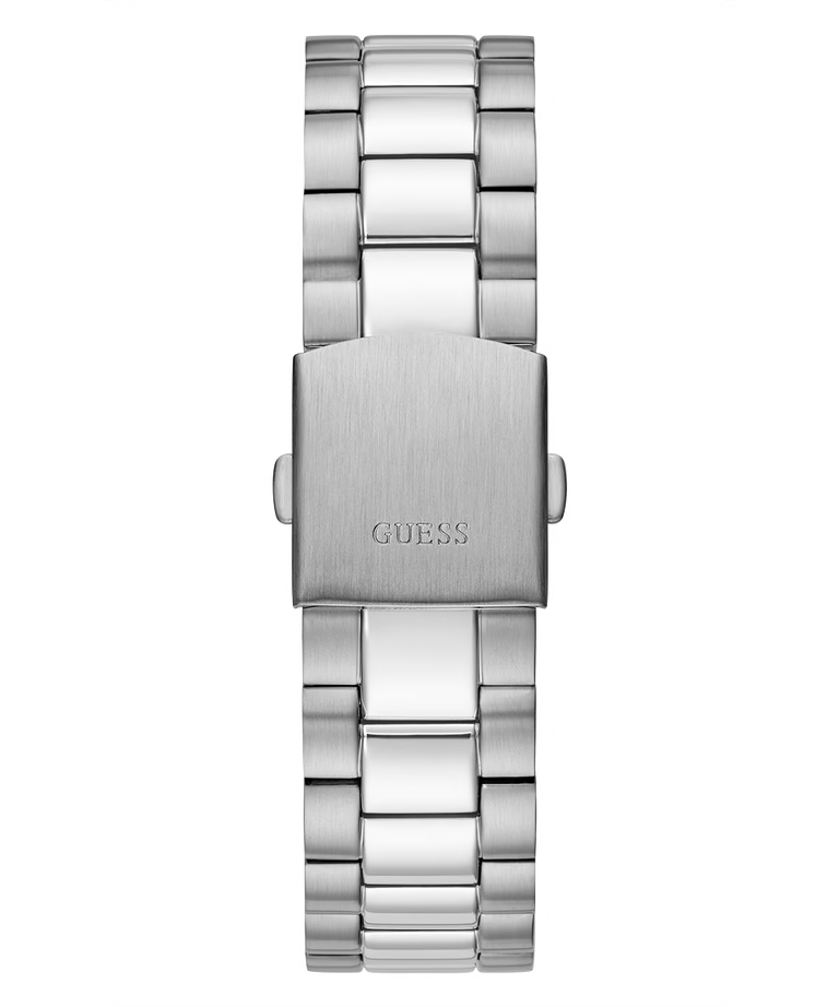 GUESS Mens Silver Tone Day/Date Watch image 3