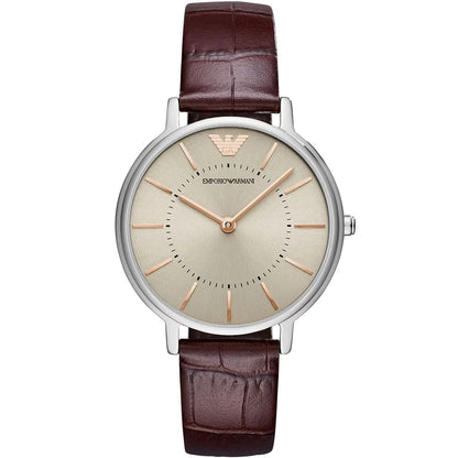 Emporio Armani Leather Strap Watch image 0