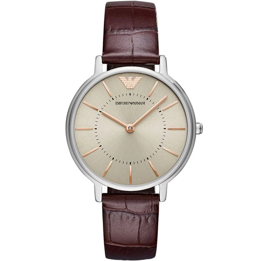 Emporio Armani Leather Strap Watch image 0