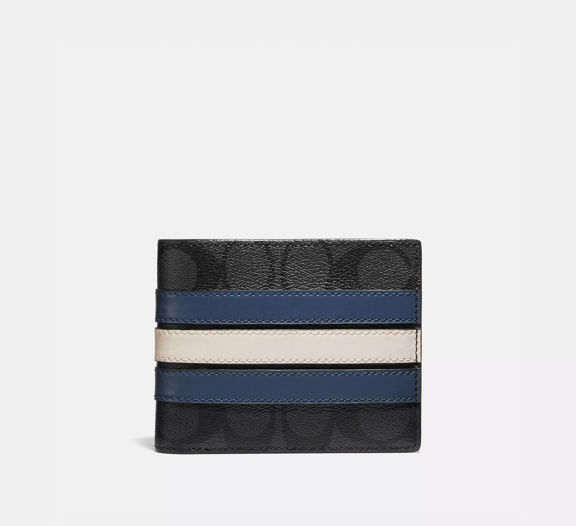 Coach 3 In 1 Wallet In Signature Canvas With Varsity Stripe image 0