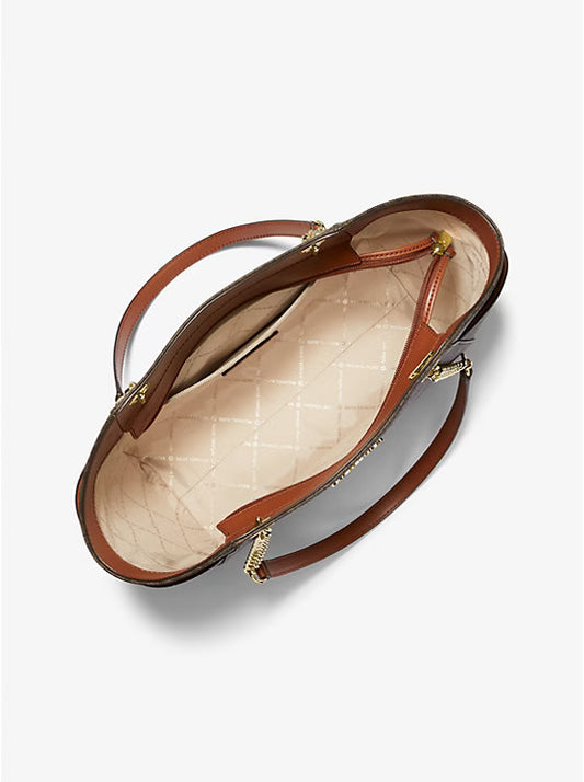 Michael Kors Jet Set Large Signature Logo Shoulder Bag image 1