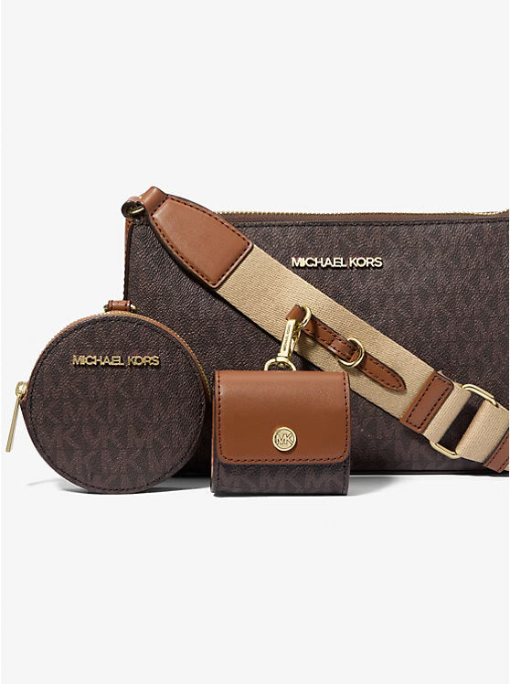 Michael Kors Jet Set Logo Crossbody Bag with Case for Apple Airpods Pro® image 2