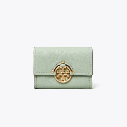 Tory Burch Miller Mini Wallet - Light Blue image
