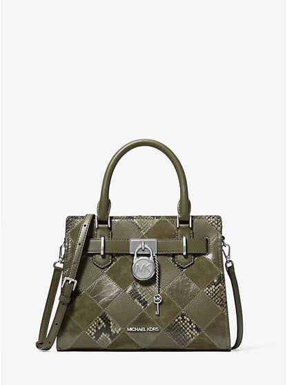 Michael Kors Hamilton Small Patchwork Satchel image 0