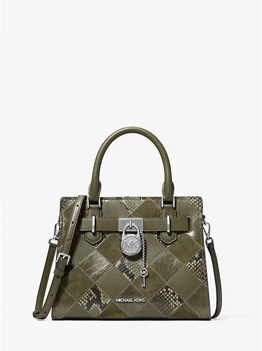 Michael Kors Hamilton Small Patchwork Satchel image 0