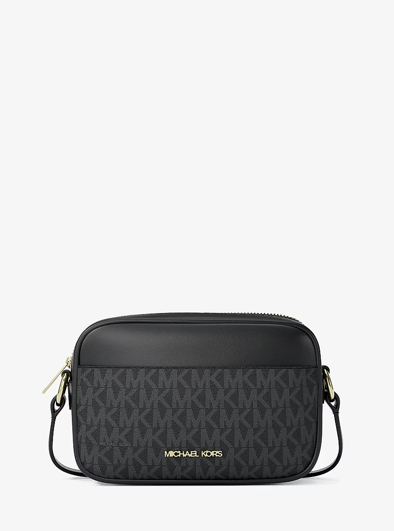 Michael Kors Jet Set Small Signature Logo Camera Crossbody Bag