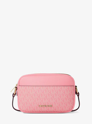 Michael Kors Jet Set Small Signature Logo Camera Crossbody Bag Pink – authentic Michael Kors Sri Lanka