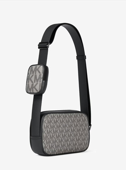 Michael Kors Cooper Small Signature Logo Camera Crossbody Bag With Pouch