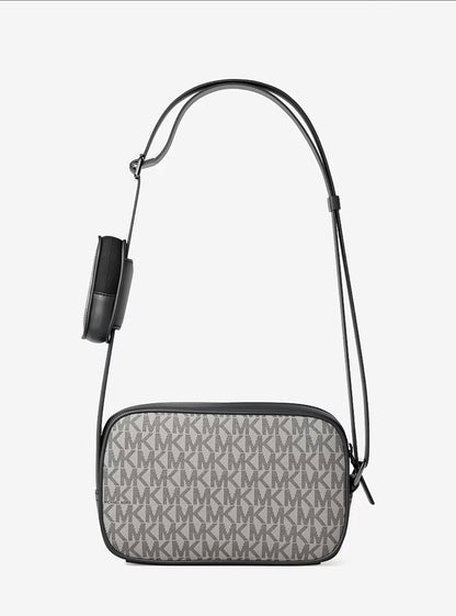 Michael Kors Cooper Small Signature Logo Camera Crossbody Bag With Pouch
