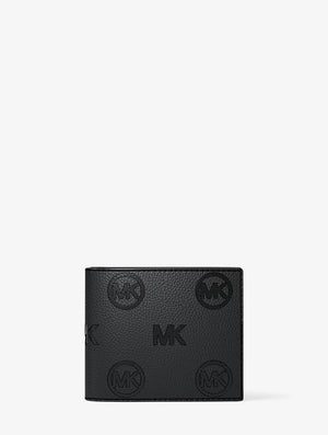 Michael Kors Cooper Logo Debossed Billfold Wallet With Passcase – authentic Michael Kors Sri Lanka