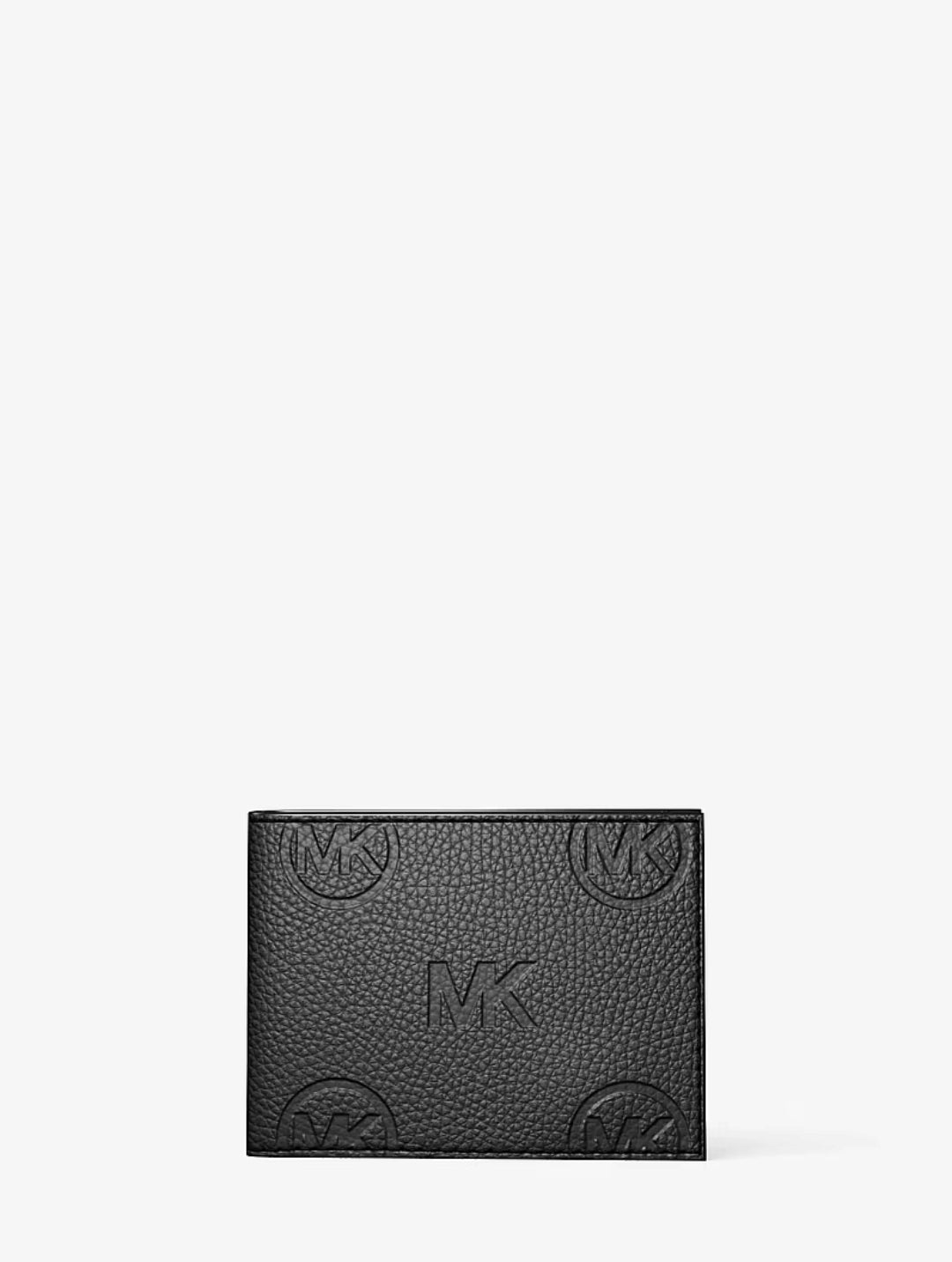Michael Kors Cooper Logo Debossed Billfold Wallet With Passcase