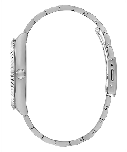 GUESS Mens Silver Tone Day/Date Watch image 4