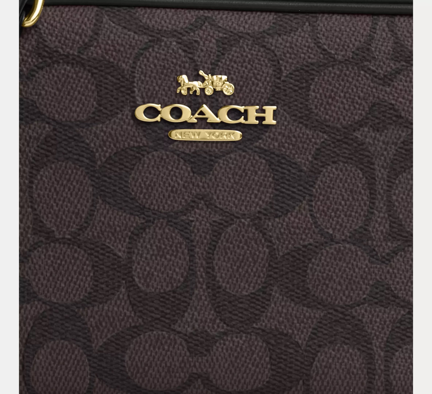 Coach Mini Jamie Camera Bag In Signature Canvas Walnut image 3