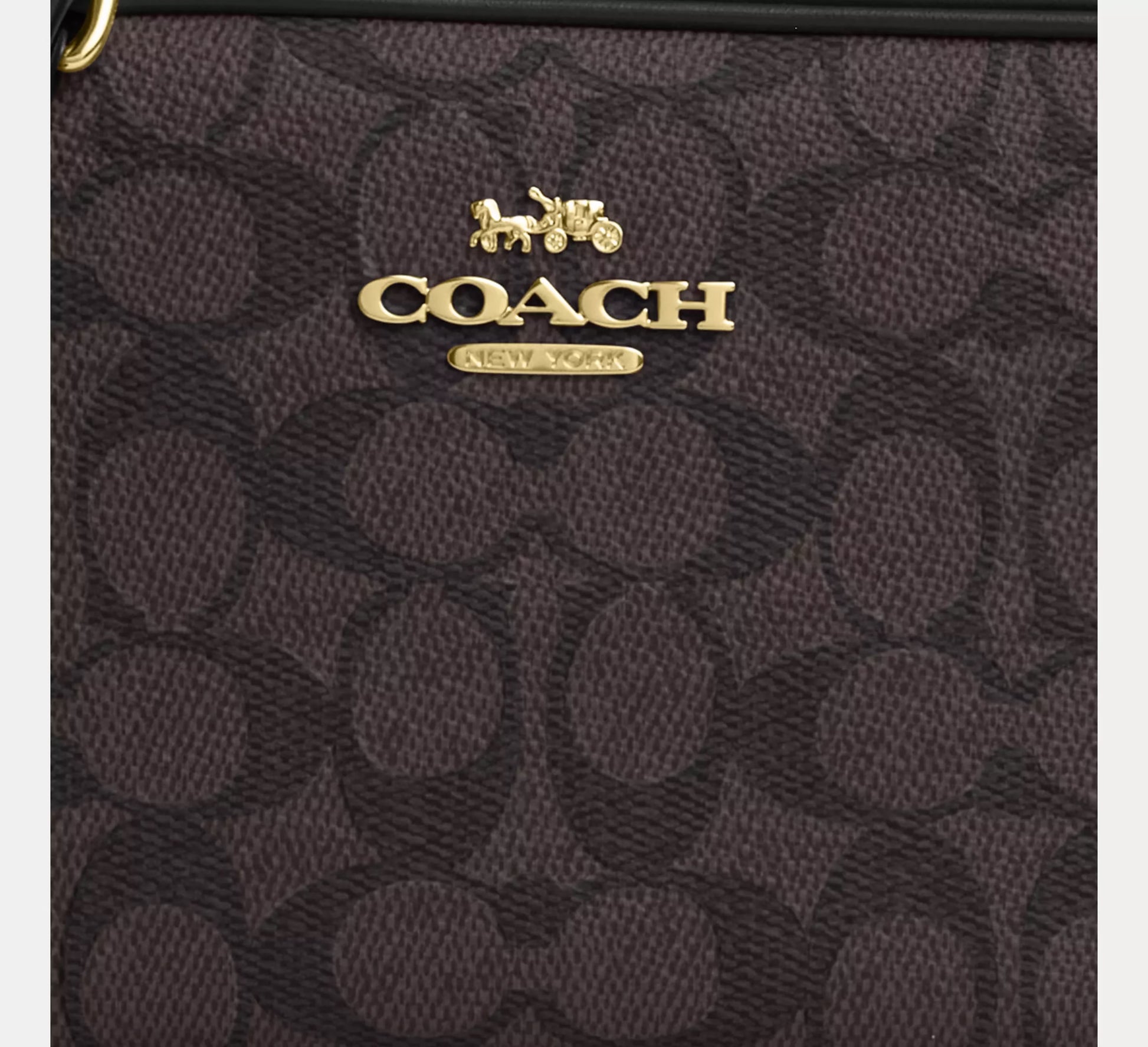 Coach Mini Jamie Camera Bag In Signature Canvas Walnut image 3
