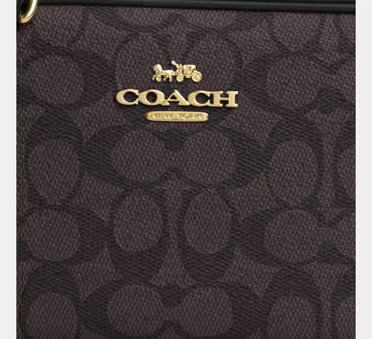 Coach Mini Jamie Camera Bag In Signature Canvas Walnut image 3